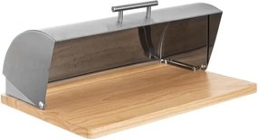 Basic rozsdamentes acél és bambusz kenyérdoboz - Orion