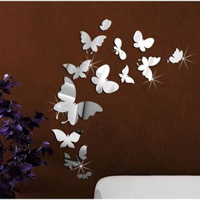 Butterfly 28 db tükör matrica - Ambiance