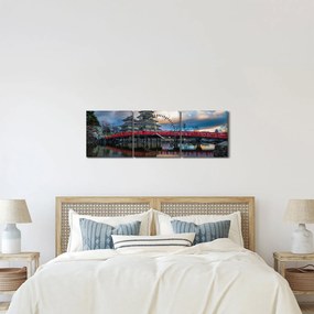 Kép - Japán (órával) (90x30 cm)