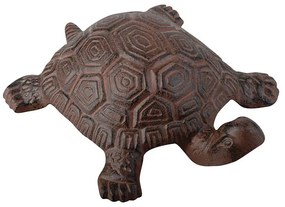 Öntöttvas teknős szobor