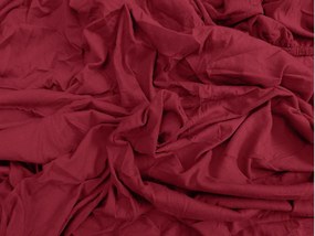 Jersey vörös lepedő 90x200 cm