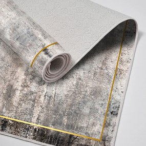 Szürke-barna fürdőszobai kilépő szett 2 db-os 60x100 cm – Foutastic