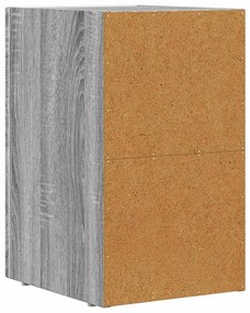 vidaXL Éjjeli asztal 2 pcs Szürke Sonoma 29.5 x 35 x 50 cm Faanyag