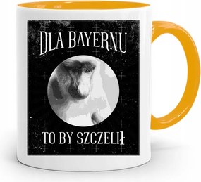 Sárga Vicces Bögre Vicces Bayern Ajándék fényképes nyomtatással