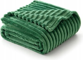 Polár Takaró Hangulatos Ágytakaró Kanapéra 125x150cm Zöld