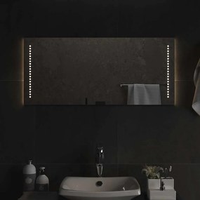 LED-es fürdőszobatükör 90x40 cm