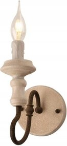 Aca Lighting fali lámpa 1XE14 antik/rozsdabarna fém 12X21X24CM Toulouse Eg