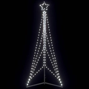 hideg fehér LED karácsonyfa 483 LED 240 cm