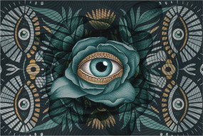 Dekoratív Fotótapéta Hálószobába Virágos szem 104x70 Ragasztó