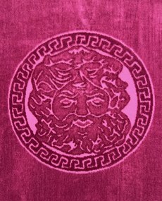 POSEIDON Strandtörölköző bordó 165x90cm