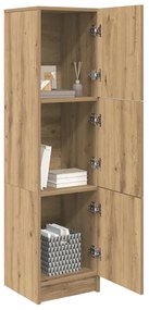 Magas Tároló kézműves tölgy 31,5 x 32 x 124 cm Faanyag