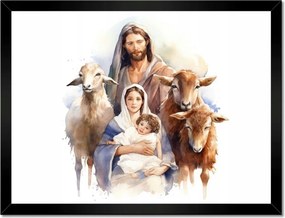 Poszterek keretben 40x30 Szent család