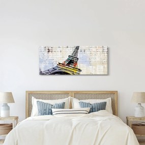 Kép - Az Eiffel-torony digitális művészete (120x50 cm)