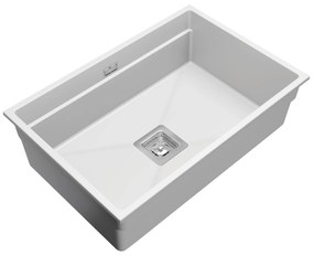 Gamma Decor 7050, 1 rekeszes gránit mosogató 700x470x220 mm, fehér, GMA-ZLE000107