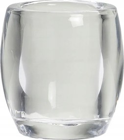 Elegáns üveg gyertyatartó lakberendezéshez