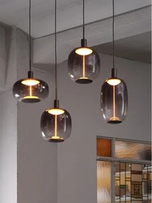 Osram - Tápkábel NEEDLE PENDANT 4xE27/25W/230V antracitszürke