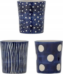 Bloomingville Minoa Bögre 190 ml 4 db-os bögre szett Kék