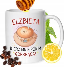 Bögre Erzsébet Barátnőknek Ajándék Nyomtatott Fehér 330ml