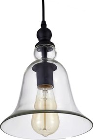 COSMOLIGHT P01789BK PARIS Egyágú Függesztett Lámpa Fém E27 IP20