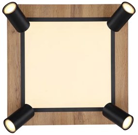 Globo 67306D2 - ULLA LED spotlámpa 4xGU10/5W + LED/24W/230V