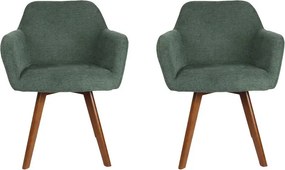 AVENBERG NORD 2db Étkezőszék - szett, zöld