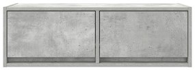 betonszürke szerelt fa TV-szekrény 80x31x25,5 cm