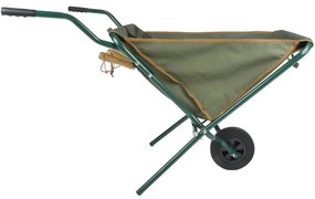 Esschert Design GT138 zöld összecsukható talicska