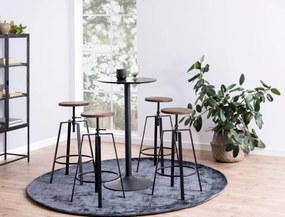 Ibiza bárasztal fekete 60 cm