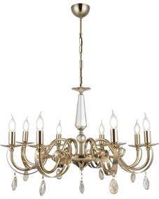 Láncos CASTRO csillár 8xE14/40W/230V arany