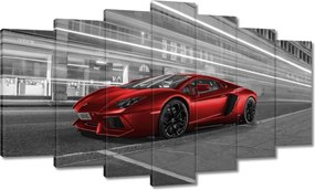Vászonkép 140x80 Piros autó