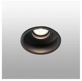 FARO HYDE fürdőszobai süllyeszthető lámpa, forgatható, fekete, GU10 foglalattal, IP20, 40119