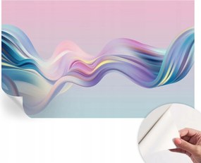 Design fali fotótapéta öntapadós Színes hullámok 416x254 cm