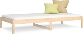 vidaXL tömör fenyőfa kanapéágy matrac nélkül 90 x 200 cm