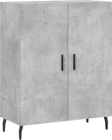 vidaXL betonszürke szerelt fa tálalószekrény 69,5 x 34 x 90 cm