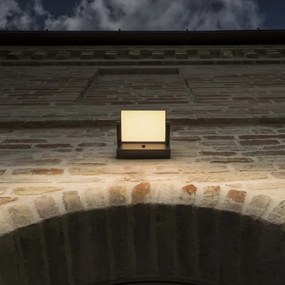 Ideal Lux -LED Kültéri fali lámpa érzékelővel SWIPE LED/21W/230V CRI 90 IP54 barna