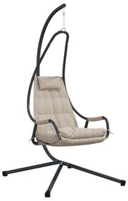 Függő tojás szék Tópszínű 94 x 107 x 196.5 cm Acél