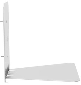 Ezüstszínű fém polc készlet 3 db-os 14 cm Conceal – Umbra