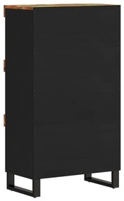 tömör újrahasznosított fa tálalószekrény 60 x 33 x 107 cm