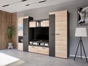 Cameo szekrénysor (Antracit-Sonoma) modern