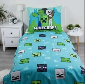 Disney Minecraft gyerek ágyneműhuzat 140x200cm+90x70cm Setino