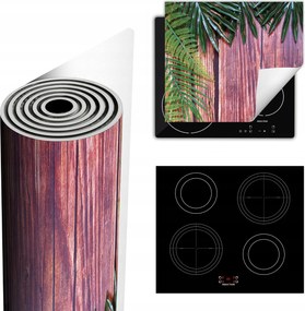 Tűzhelyvédő Szőnyeg Több Hely 60x52 levelek fa