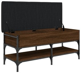 barna tölgy színű szerelt fa cipőpolc 102 x 42 x 45 cm