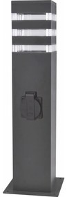 Polux Kültéri lámpa aljzattal TEKSAS 1xE27/20W/230V 44 cm IP44 fekete SA2038
