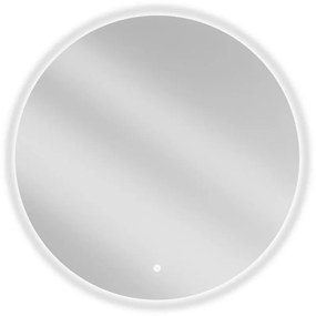 Mexen Erg fürdőszobai megvilágított kerek tükör, 80 cm, LED 6000K, páramentes - 9823-080-080-611-00