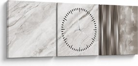 Kép - Márvány ezüst vonalakkal (órával) (90x30 cm)