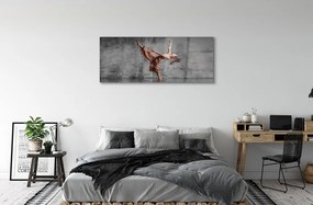 Üvegképek Női hosszú haj tánc 120x60cm