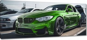 Vászonkép 100x40 Sportos zöld autó