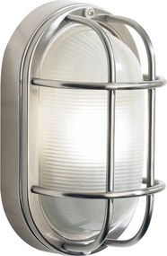 DAR LIGHTING SAL5244 SALCOMBE Klasszikus Kültéri Fali Lámpa Átlátszó, Rozsdamentes Acél E27 IP44