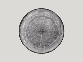 Porcelán Rak Woodart lapostányér szürke 29 cm