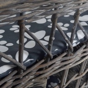 Szögletes macsa ház/ macska ágy párnával